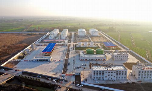 中化二建承建的国内成品油销售行业最先进湖北荆州油库投油成功